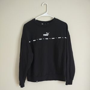 Puma Women's Black Crewneck Sweater